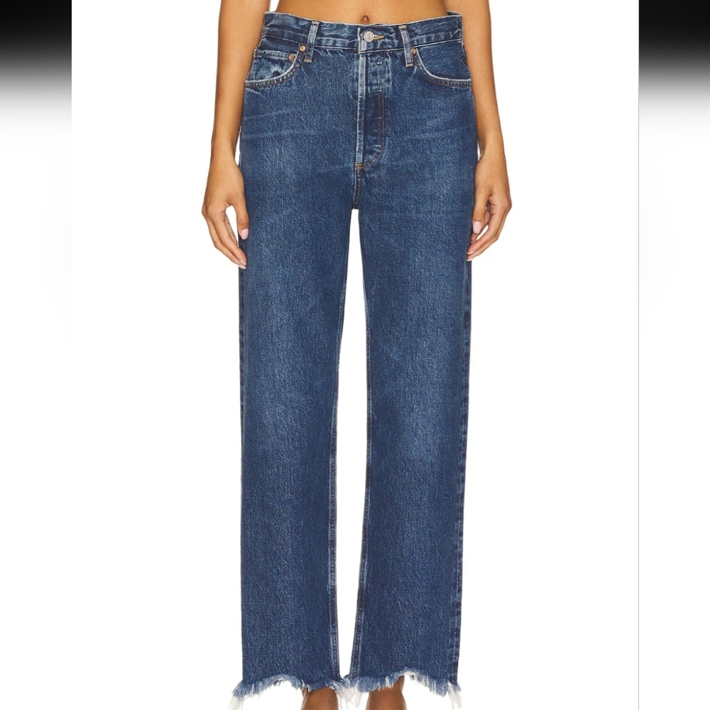 Agolde 90s Mid-Rise Loose Fit Jeans in Foundation Size 25 - Picture 2 of 12
